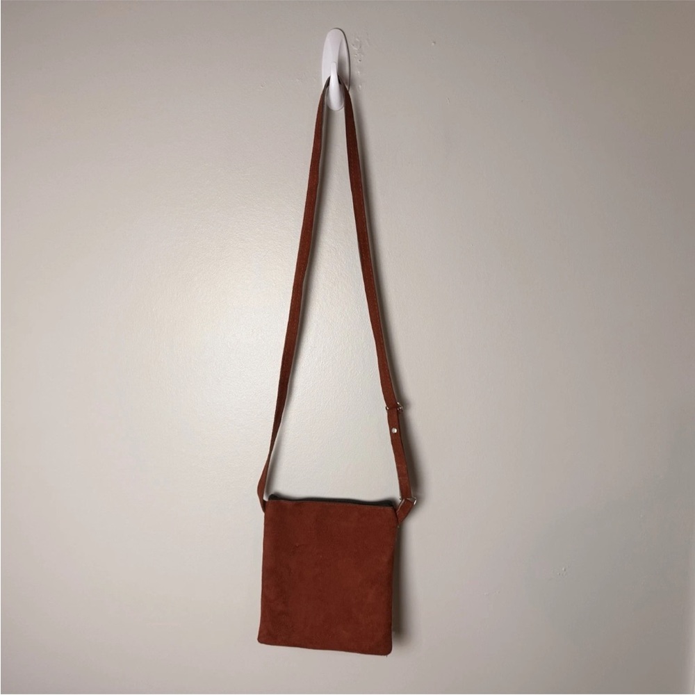 Embroidered Crossbody Purse Bag Floral Bird Adjustable Strap Front NOT FOR SALE - Picture 6 of 7